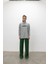 Unique Nakış Işlemeli Gri Melanj Sweatshirt 4