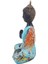 Lüks Renkli Meditasyon Şans Bereket Buda Biblo Heykel Vitrin Masa Süsü Ev & Yılbaşı Hediyesi 15 cm B 3