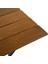 Funky Chaırs Elegance Ceviz Desen Katlanabilir AHŞAP Kamp ve Piknik Masası 68X70X60CM 7