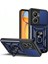 Xiaomi Redmi 13C Kılıf Sert Silikon Tank Aramid Sürgülü Vega Yüzüklü Lacivert 1