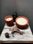 Bumbum 2'li Özel Seri Soya Wax %100 Naturel Renkli Beton Saksılı Kahve Kokulu Candle Dekoratif Mum Handmade El Yapımı 1