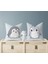 Bebek Çocuk Odası Yastıklı Kırlent Kılıf 2'li DS80 30X30 cm 1