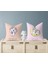 Bebek Çocuk Odası Yastıklı Kırlent Kılıf 2'li DS83 30X30 cm 1