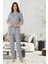 Lohusa Pijama Takımı Gri - 8069 1