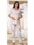Lohusa Pijama Takımı Pembe - 6022 1