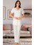Lohusa Pijama Takımı Ekru - 8022 1