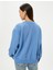 Bisiklet Yaka Sweatshirt Metal Aksesuarlı Regular Fit 4