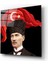 Atatürk ve Bayrak Cam Tablo 2