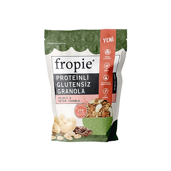 Fropie Proteinli Glutensiz Granola Kaju & Keten Tohumu 240 gr