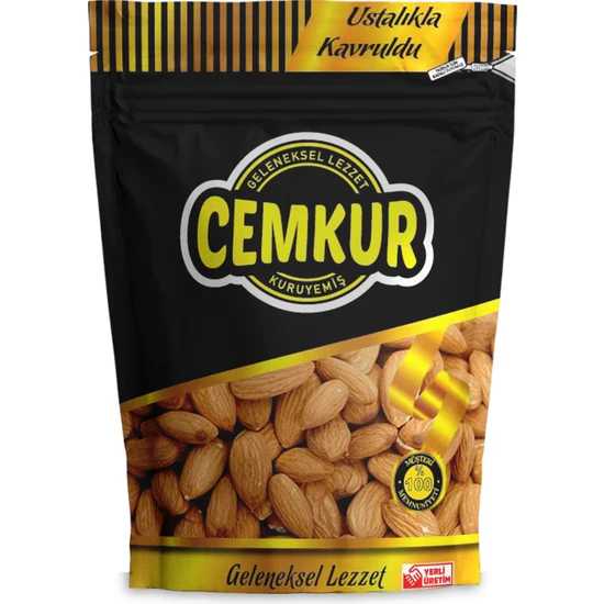 Cemkur Kuruyemiş Çiğ Badem Içi 1 kg