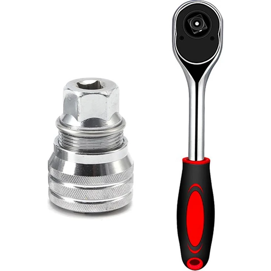 Sunshinee 2 Adet Evrensel Lokma Anahtar Seti 3/8in Sürücü 10-19 mm Ayarlanabilir Tork Cırcır Soket Adaptörü 3/8 Cırcır Anahtarı (Yurt Dışından)