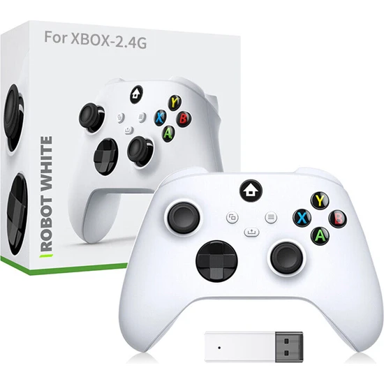 Konsol Plus Xbox 9. Nesil Kablosuz Gamepad Beyaz 2.4g