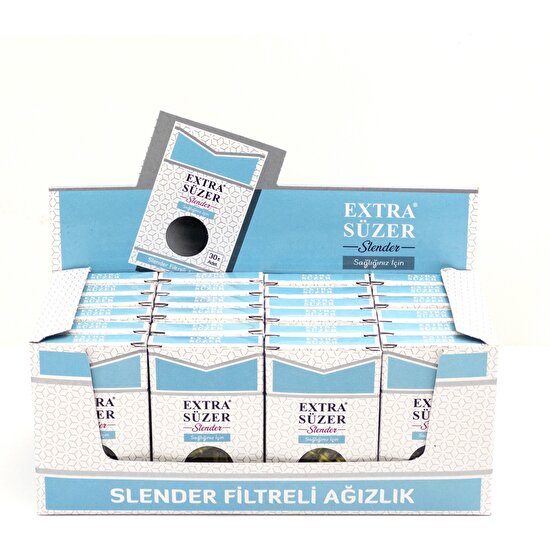 Smocer Extra Süzer Sağlığınız İçin Slender/Touch Sigaralar Için Filtre Ağızlığı (24X30) 720'LI Paket