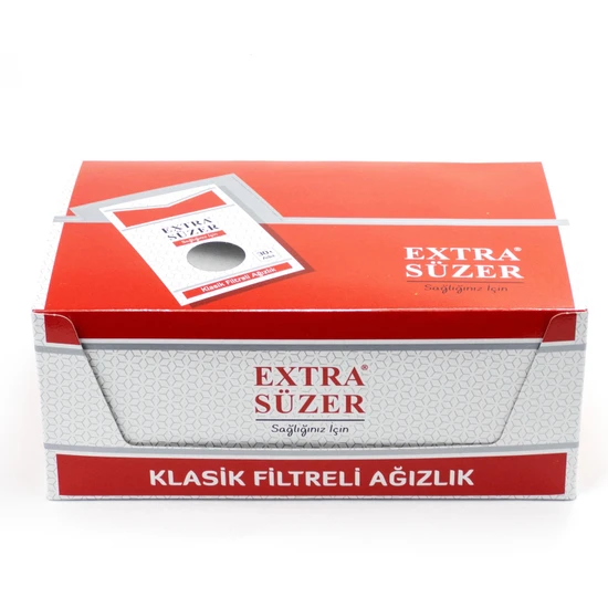 Smocer Extra Süzer Sağlığınız İçin 8mm Klasik Sigaralar Için Filtre Ağızlığı (24X30) 720'LI Paket