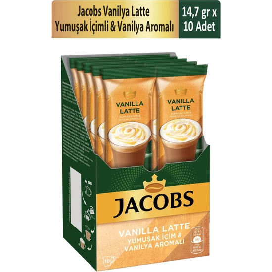 Jacobs  Vanilya 10'lu Poşet Kahve