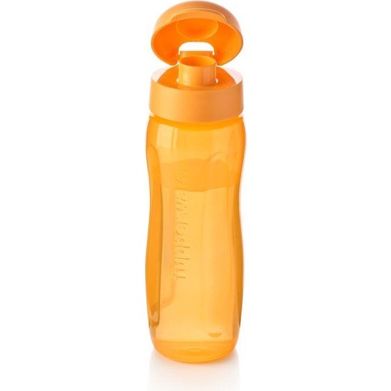 Tupperware 500 ml Eco+ Plastik İçecek Termosu - İnce Ayçiçekler Serisi