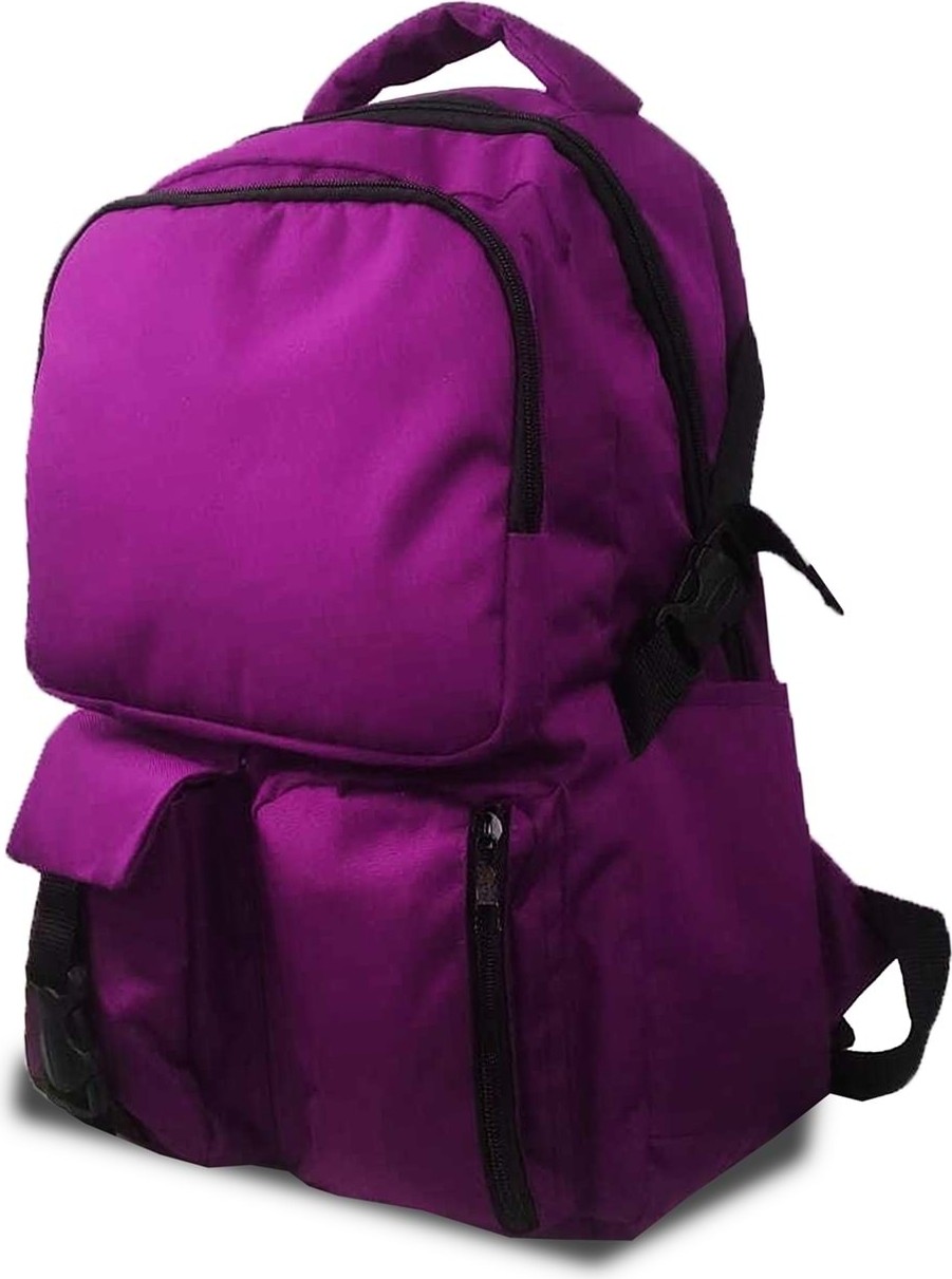 Bagorama Bullet Cepli Laptop, Kamp, Günlük ve Okul Sırt Çantası - Mor görsel 5
