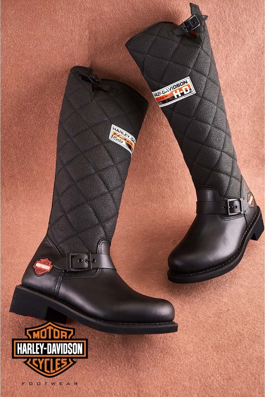 Harley Davidson 025G100074 Laconıa Hı Deri Kadın Çizme görsel 2