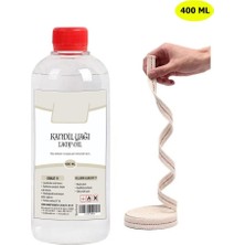 Dünya Magnet Şeffaf Kandil Yağı Iç Mekan 400 ml + 50CM Fitil