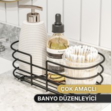 Yağdanlık Sofra Mutfak Servis Sunum Standı Metal Mat Siyah Baharatlık Yağlık Sirkelik Tuzluk