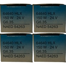 Osram 64640 150W 24V G6.35 Duylu Fcs Halojen Ampul (4 Adet)