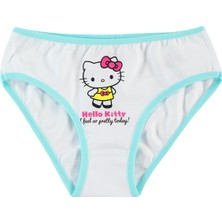 Hello Kitty Kız Çocuk 2'li Külot Set 2-10 Yaş Beyaz