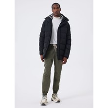 Lee Cooper Piers Erkek Şişme Mont Siyah