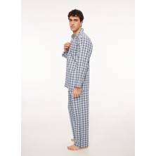 The Don Mavi - Beyaz Erkek Pijama Takımı TDNPJM001082