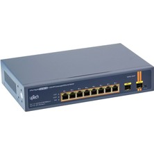 Uptech Unmanaged 8x 10/100/1000M Poe RJ45 Ports (1-4 Ports 802.3BT) + 2x Ge Sfp 300W Poe Ethernet Switch