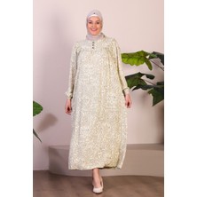 Uzun Anne Giyim Buyuk Beden Kadin Tesettur Elbise