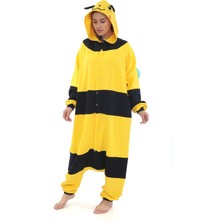 Yetişkin Arı Kigurumi Kostümü