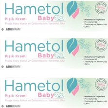 Hametol Baby Pişik Kremi 30 gr X3 Tüp ile Pişiğe Karşı Koruma Sağlayan Krem