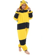 Yetişkin Arı Kigurumi Kostümü