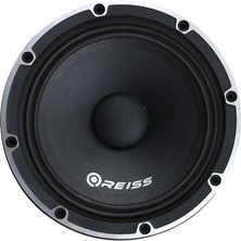 Reiss Audio RS-M6TJ Çifti 700WAT-300W Rms Metal Kapaklı 16 cm Oto Midrange Hoparlör