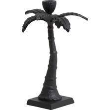 Laromita Decoration Taxa Palm Şamdan/ Siyah