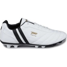 Jump 13256 Beyaz Çim Halı Saha Krampon Futbol Ayakkabısı Erkek Yetişkin Kullanıcılar İçin Tasarlanmış