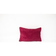 Sk Home Çift Taraflı Kuzu Peluş Teddy Puffy Polar Dekoratif Dikdörtgen Kırlent Kılıfı(Dpuffy-05)