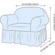 Uytm Bürümcük Lastikli Kanepe Örtüsü Likralı Koltuk Örtüsü Iki 3lü Iki Tekli Çekyat Örtüsü