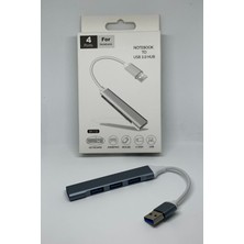 Ledoren All 4 In 1 Notebook To USB 3.0 Hub Adaptör Çevirici Dönüştürücü Çoğaltıcı