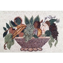 Ibla Mozaık Meyve Mermer Tablosu