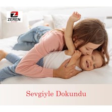 Zeren Home Pamuklu Çift Kişilik Lastikli Çarşaf + 2 Ad Yastık Kılıfı