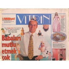 Milliyet Gazetesi Vitrin Eki 20 Haziran 1998 - Fantazı Müziğin Başarılı Temsilcilerinden Özcan Deniz Çin Yemeklerine Hasta Oluyor  GZ70420