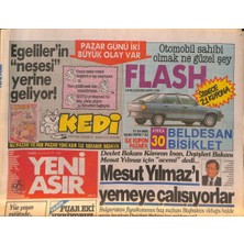 Yeni Asır Gazetesi 25 Ağustos 1989 - Fuar Akasyalar, Lunapark, Ekici Över - Bülent Ersoy, Ibrahim Tatlıses, Ahu Tuğba, Hülya Avşar, Ahmet Kaya, Emrah GZ132172