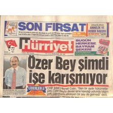 Hürriyet Gazetesi 8 Mayıs 1995 - Beşiktaş En Büyük - Teksasa Elma Kadar Dolu Yağdı  15 Ölü  GZ132956