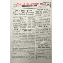 Yeni Giresun Gazetesi 26 Ağustos 1994DOLAR Arttı Fındık Taban Fiyatı Artacak Mı GZ30002