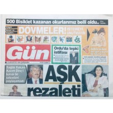 Gün Gazetesi 10 Ağustos 1994 - Tansu Çiller Küplere Bindi   GZ41572