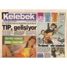 Hürriyet Gazetesi Kelebek Eki 15 Mayıs 1991 - Alain Delon ,   Seksı Milliyi Görünce Feleğini Şaşırdı GZ127329