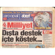 Milliyet Gazetesi 4 Ekim 1995 - Galatasarayı Yönetim Yıktı - Terime Yeni Sözleşme  Gz132601