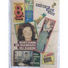 Hürriyet 8. Gün Pazar Eki 31 Ekim 1982 - Dünyanın En Masraflı Iki Kadını - Gz19988