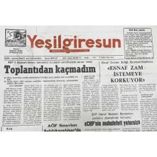 Yeşil Giresun 18 Mart 2003 - Akp Il Başkanı Akten ,Kendisini Suçlayan Sendikalara Cevap Verdi  Gz36065